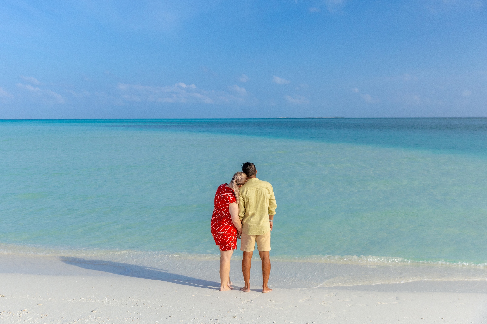 Nadine and Sobah on the beach